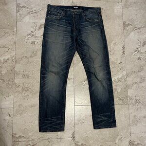Baldwin The Henley Classic Slim Men's 34 x 31 Distressed Denim Jeans Kansas City